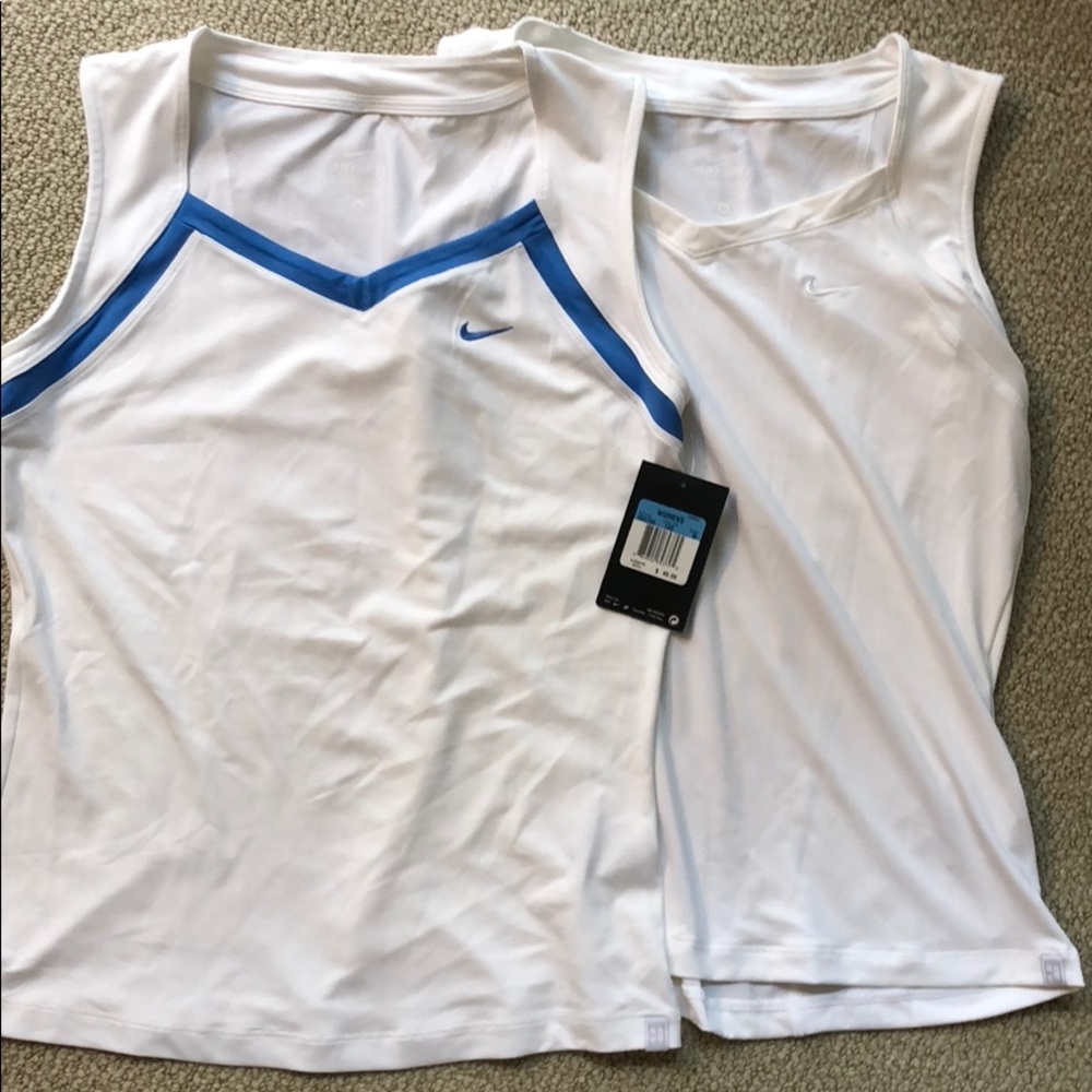 Lot of 2 Nike racer backs. Size medium